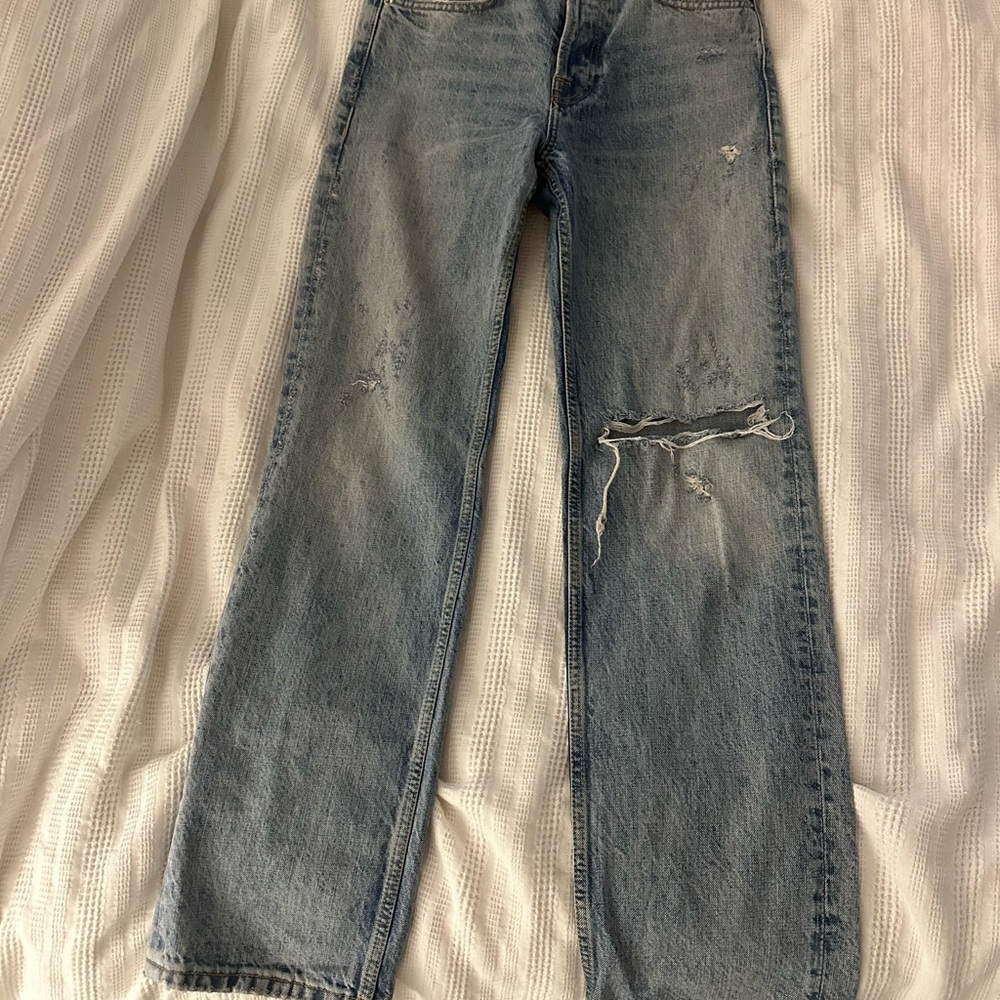 Women’s Long Wide Leg Jeans